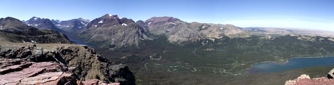 Two Medicine Valley from Scenic Point