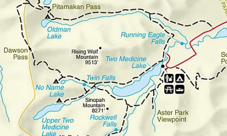 Two Medicine Map