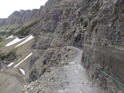 rimrock ledge on Highline Trail