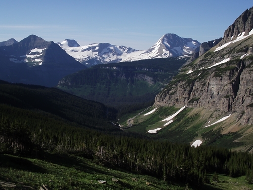 Jackson Glacier and Blackfoot Glacier