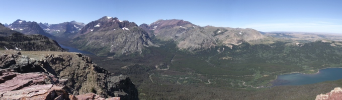 Two Medicine Valley from Scenic Point